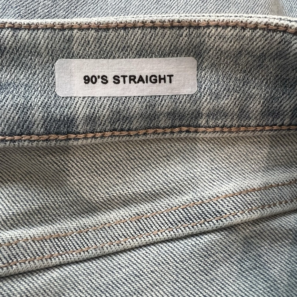 Judy Blue 90s Straight Jeans 14w Rigid Magic JB88884 Distressed Raw Hem NEW! - Picture 10 of 13